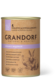 Консервы Грандорф д/собак (Кролик с инд) 400гр