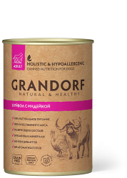 Консервы д/с GRANDORF (буйвол с индейкой) 400гр
