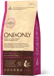 ONE&ONLY Indoor для кошек (утка/рис) 400 гр