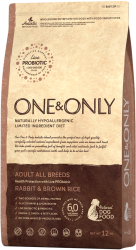 ONE&ONLY Дог  всех пород (кролик с бурым рисом д/с всех пород) 3 кг