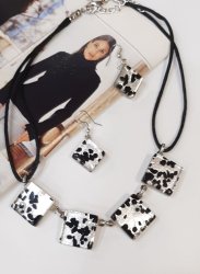 Комплект: колье+серьги, Murano