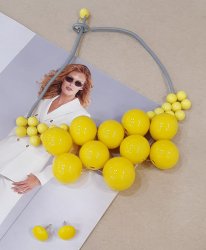 Комплект: колье+серьги, Murano