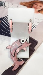 Комлект: брошь +серьги, эмаль