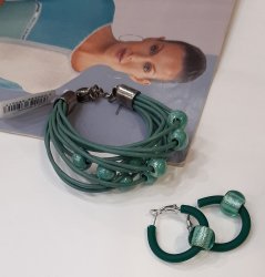 Комплект : браслет+серьги