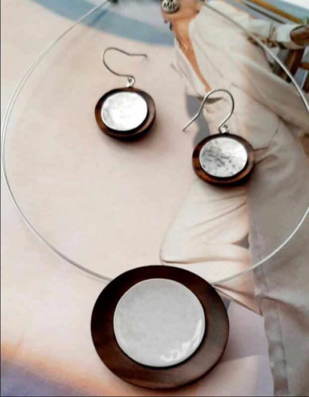 Комплект: кулон+серьги, Culture Mix