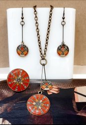 Комплект из эмали, Clara Bijoux