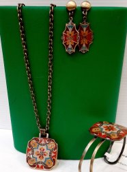 Комплект из эмали, Clara Bijoux