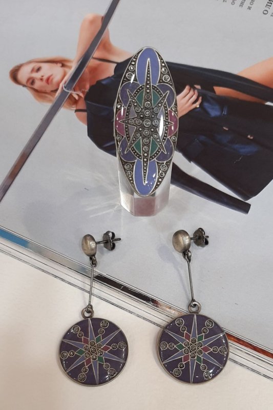 Комплект из эмали, Clara Bijoux