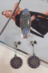 Комплект из эмали, Clara Bijoux