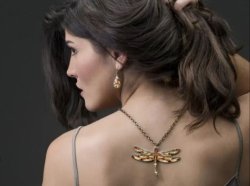 Комплект из эмали "Стрекоза", Сlara Bijoux