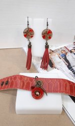 Комплект: браслет+серьги, Cristalida