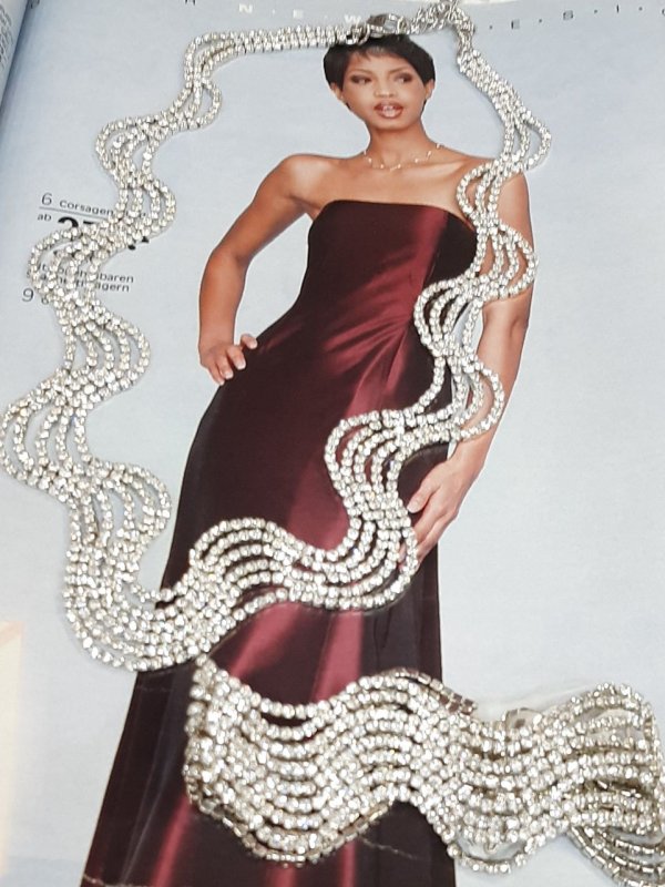 Комплект нарядный: колье+браслет