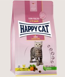 Корм Хэппи Кэт для котят с 4 мес дом.птица 1,3кг