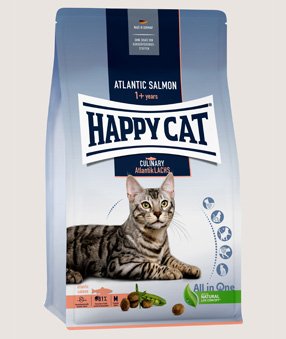 Корм Хэппи Кэт для кошек лосось 1,3кг