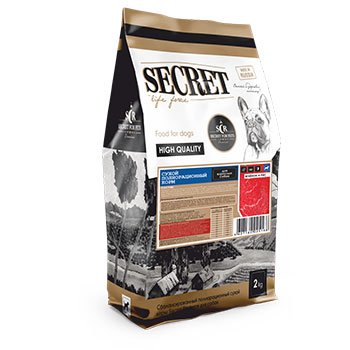 Корм для собак Секрет Лайф Форс ягненок рис 2кг