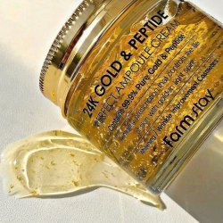 Антивозрастной крем FarmStay 24K Gold and Peptide Perfect Ampoule Cream