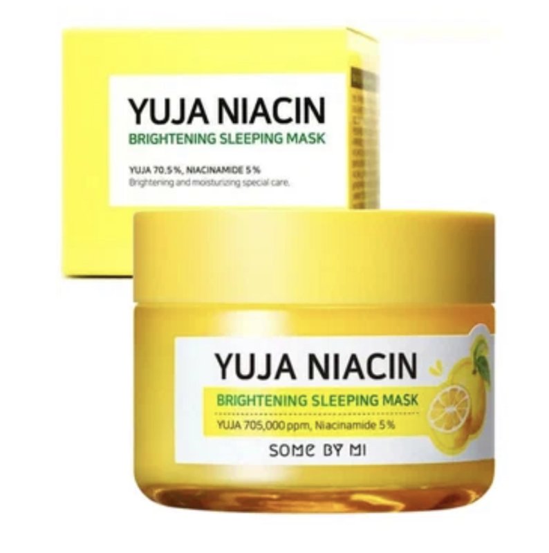 Some By Mi Yuja Niacin ночная осветляющая маска для лица, 60 г, 60 мл