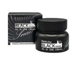 Farmstay Black Snail All in One Cream Восстанавливающий крем для лица с муцином черной улитки, 100 мл