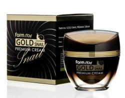 Премиальный крем с золотом и муцином улитки FarmStay Gold Snail Premium Cream, 50 мл