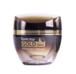 Премиальный крем с золотом и муцином улитки FarmStay Gold Snail Premium Cream, 50 мл