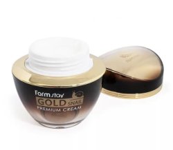 Премиальный крем с золотом и муцином улитки FarmStay Gold Snail Premium Cream, 50 мл