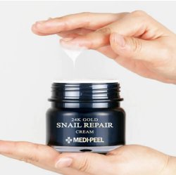 MEDI-PEEL 24K Gold Snail Cream разглаживающий крем для лица с золотом и муцином улитки, 50 мл