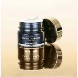 MEDI-PEEL 24K Gold Snail Cream разглаживающий крем для лица с золотом и муцином улитки, 50 мл