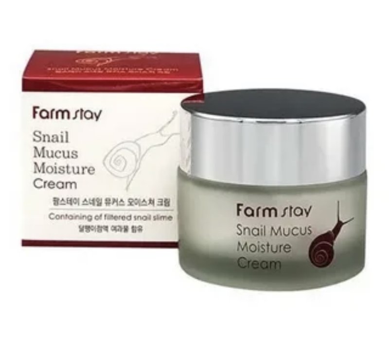 Питательный крем с муцином улитки, FarmStay Snail Mucus Moisture Cream