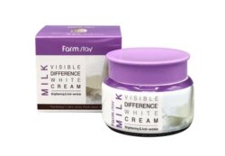 FarmStay Увлажняющий крем для лица с экстрактом молока Visible Difference Milk White Cream, 100г