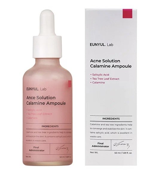 Ампульная сыворотка для проблемной кожи с Каламином Eunyul Lab Acne Solution Calamine Ampoule 50мл