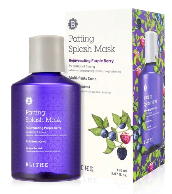 Омолаживающая сплэш-маска с комплексом лесных ягод Blithe Rejuvenating Purple Berry