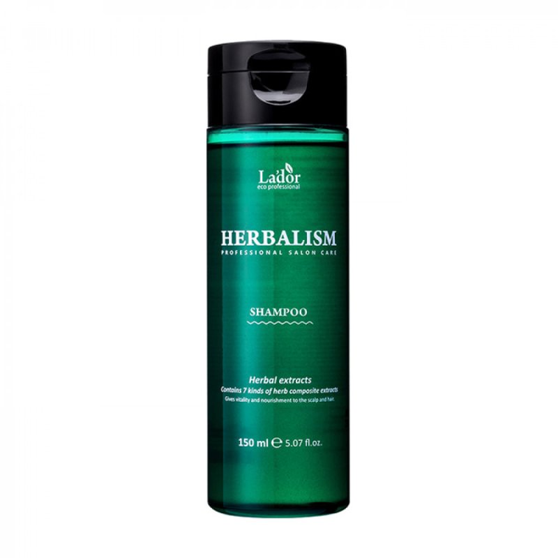 Слабокислотный травяной шампунь с аминокислотами Lador Herbalism Shampoo
