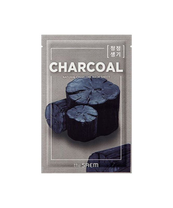 The Saem Тканевая маска с экстрактом древесного угля Charcoal Natural Mask Sheet
