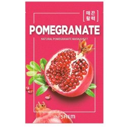 The Saem Маска для лица тканевая с экстрактом граната Natural Pomegranate Mask Sheet