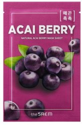 The Saem Маска для лица тканевая с экстрактом ягод асаи Natural Acai Berry Mask Sheet