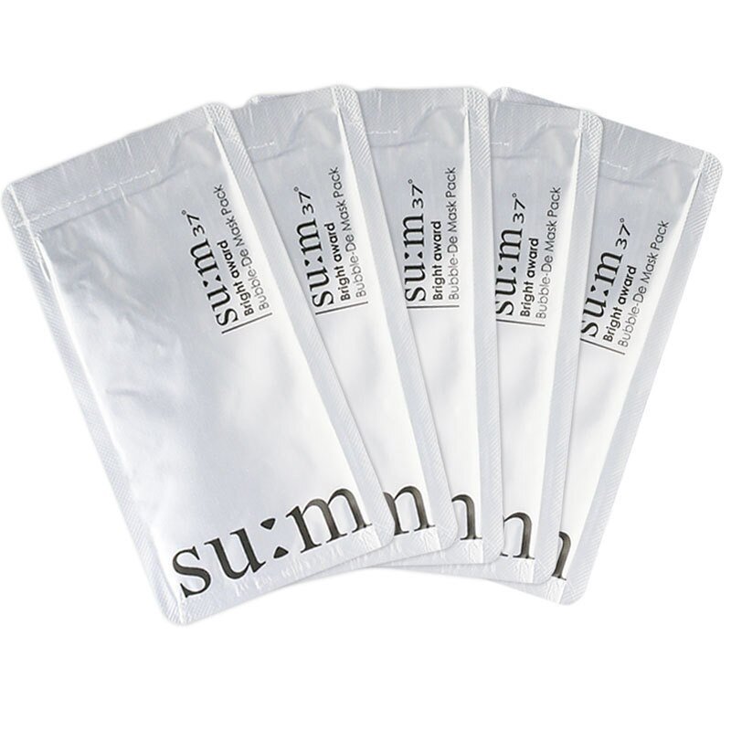 SU:M37 Пузырьковая маска Bright award Bubble-De Mask Pack