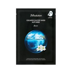 JMsolution Маска для лица с экстрактом эдельвейса Edelweiss Glacier Water Alps Mask Snow