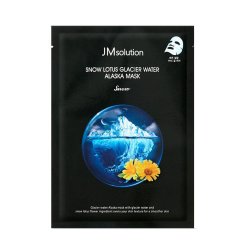 JMsolution Увлажняющая тканевая маска для лица с лотосом Snow Lotus Glacier Water Alaska Mask