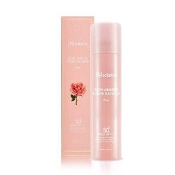 JMsolution Омолаживающий солнцезащитный спрей с розой Glow Luminous Flower Sun Spray SPF50+