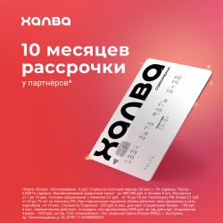 10 месяцев рассрочки