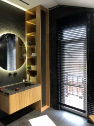 Шторы в ванной комнаты