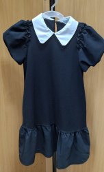 Платье школьное с коротким рукавом