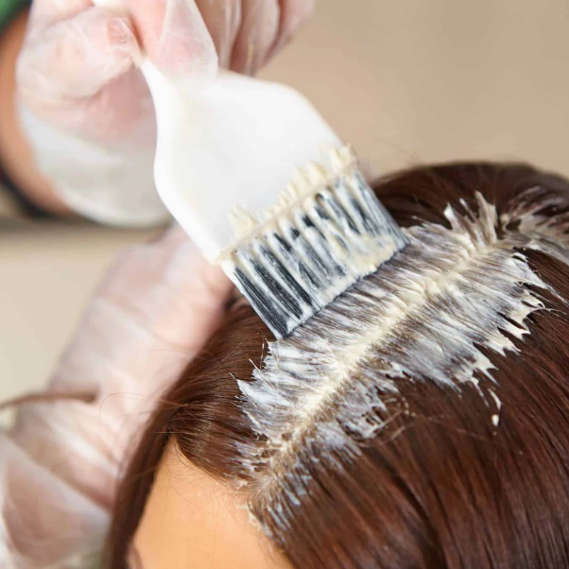 Окрашивание корней со своей краской