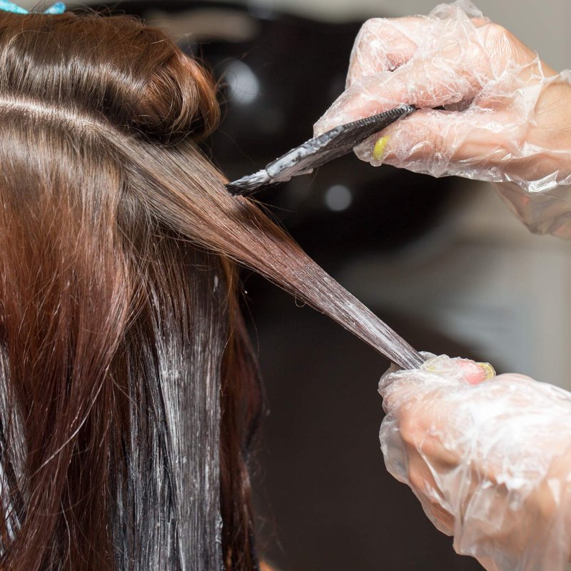 Окрашивание по длине