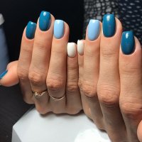 Комбинированный маникюр + снятие † укрепление гелем + покрытие THINK OF NAIL