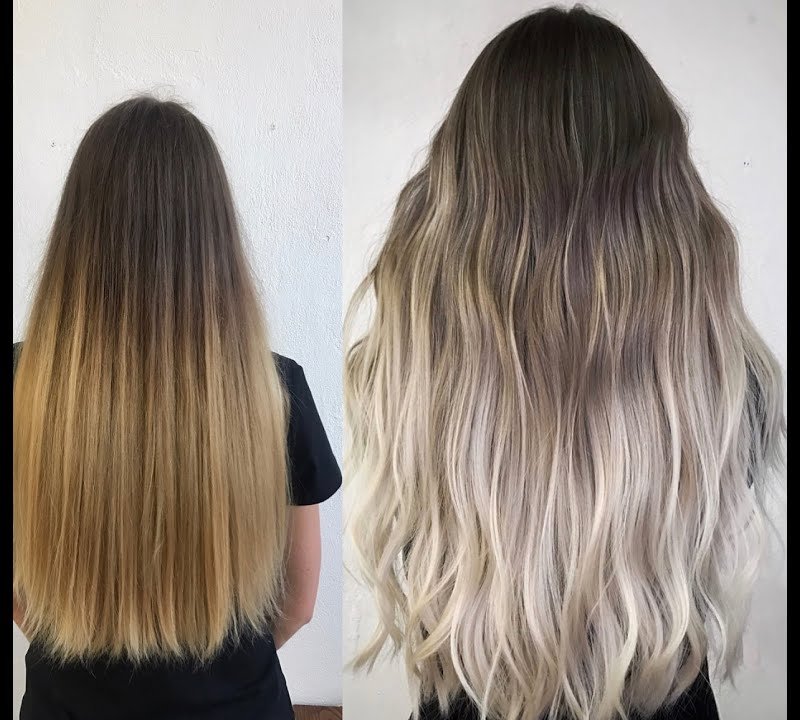 Сложное осветление волос (AirTouch, шатуш)