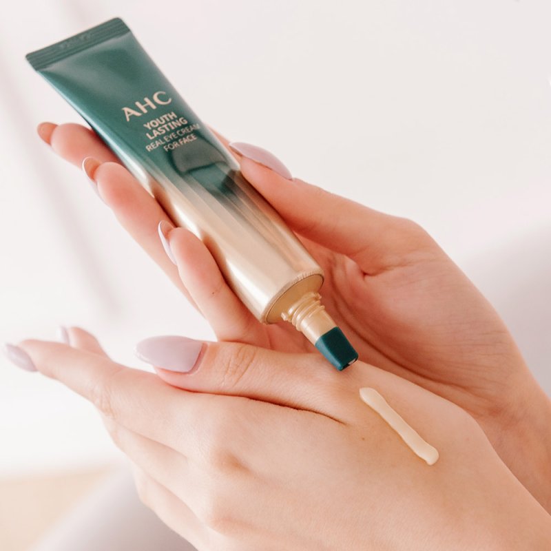 AHC Youth Lasting Real Eye Cream Омолаживающий крем для век с 9 видами коллагена 30мл