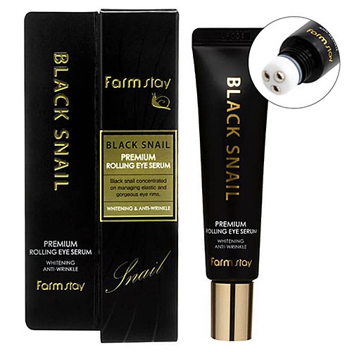 Farm Stay Black Snail Premium Rolling Eye Serum крем для век с улиткой ролик 25гр