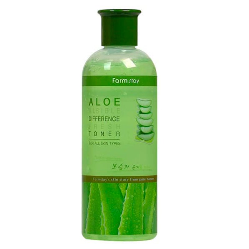 Farm Stay Visible Difference Aloe Moisture Toner Увлажняющий тонер с экстрактом алоэ 350мл