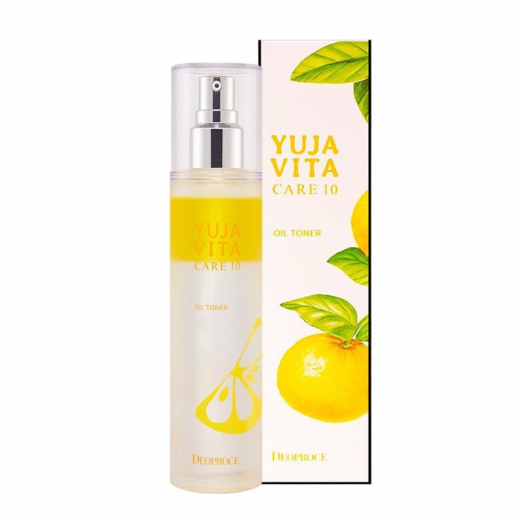 Deoproce Yuja Vita Care 10 Oil Toner Омолаживающий цитрусовый тонер 120мл